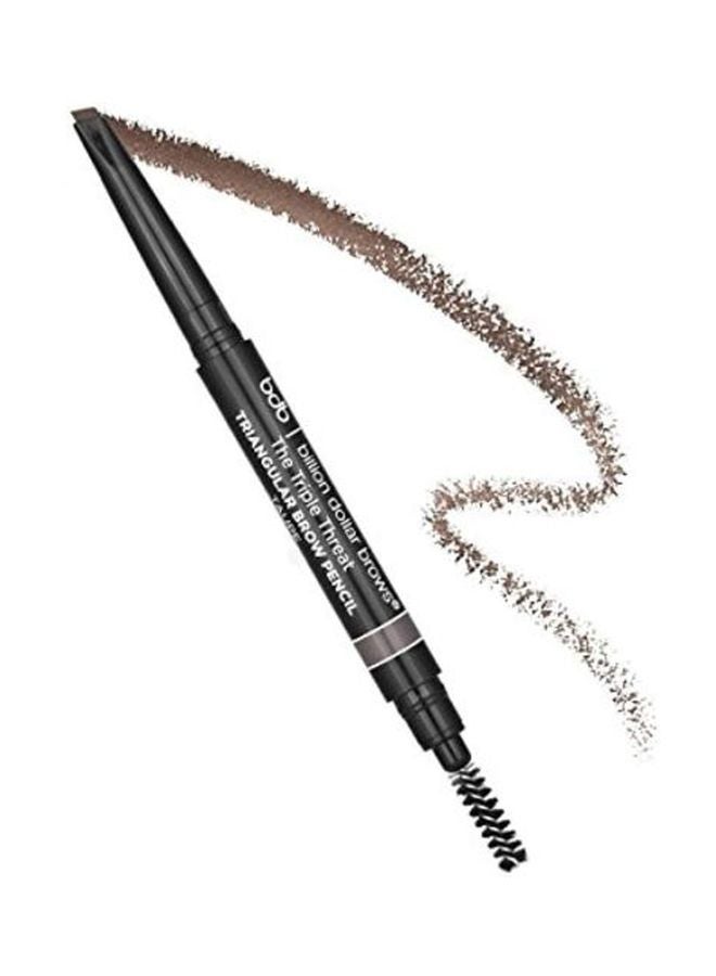The Triple Threat Triangle Eyebrow Pencil Taupe