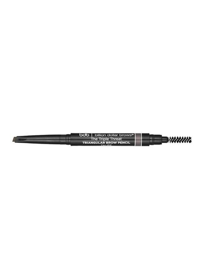 The Triple Threat Triangle Eyebrow Pencil Taupe