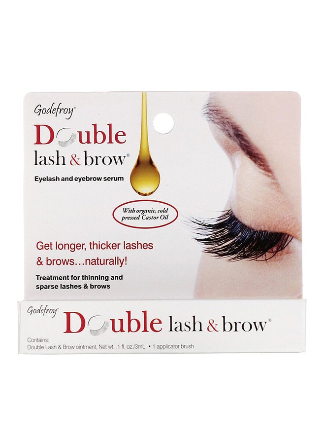 Double Lash And Brow Treatment With Applicator Clear