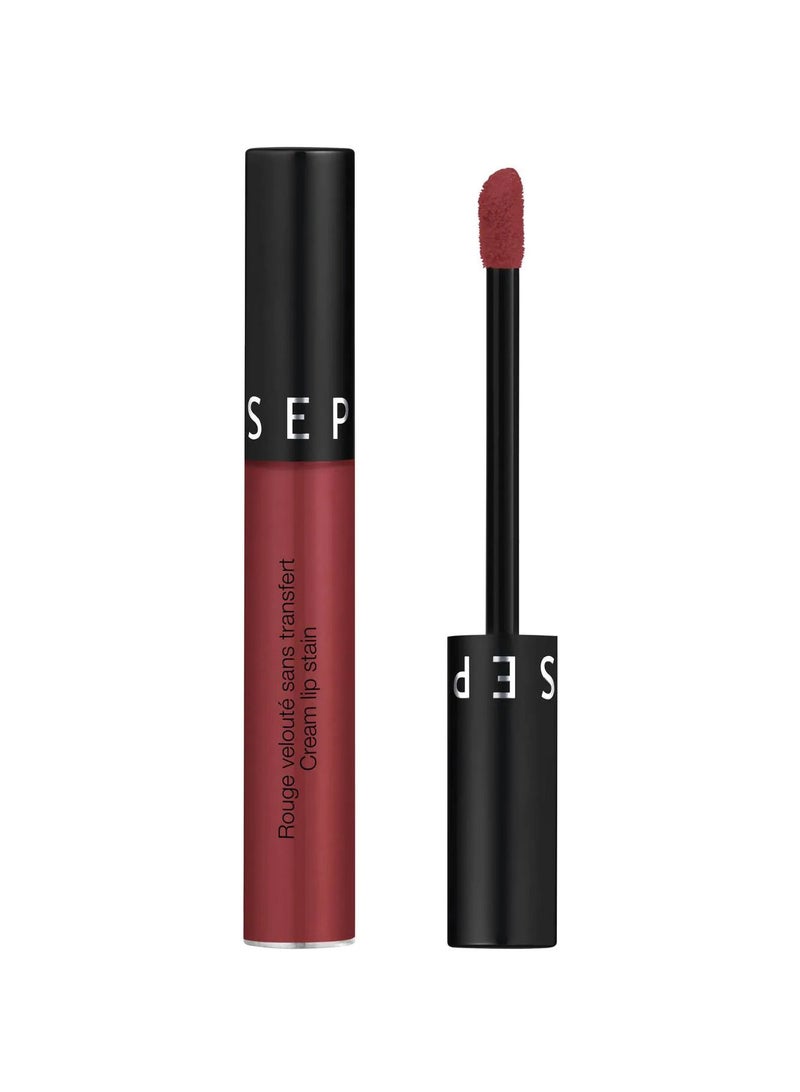 Sephora Collection Cream Lip Stain Liquid Lipstick Red Velvet 96-rouge deep red, 0.08 oz
