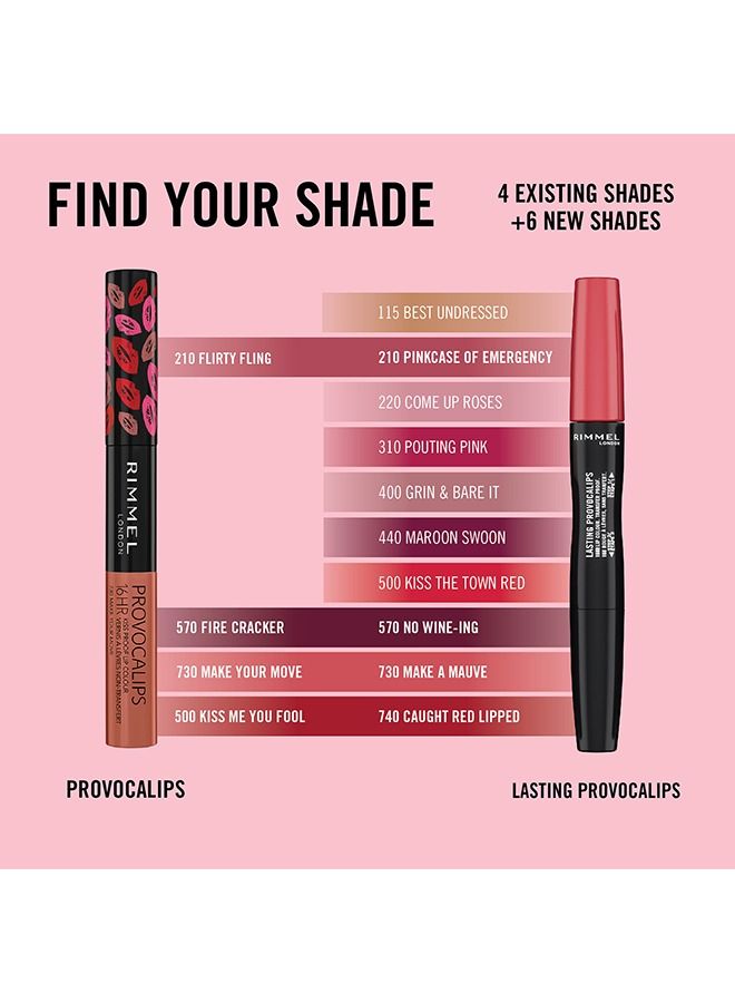 Lasting Provocalips Liquid Lipstick 210 Pinkcase Of Emergency