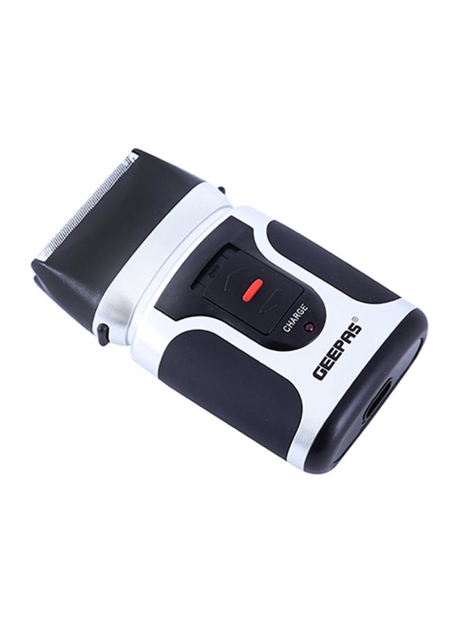 Double-Head Washable Travel Shaver For Men With Ultra-Precise Blade Ergonomic Design, Lightweight, Compact And Portable Design Black/Grey