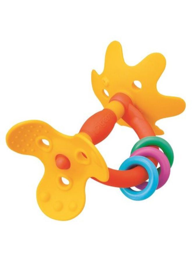 Training Step 1 Teether, 4+ Months - Orange/Yellow