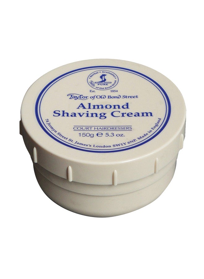 Almond Shaving Cream Bowl White