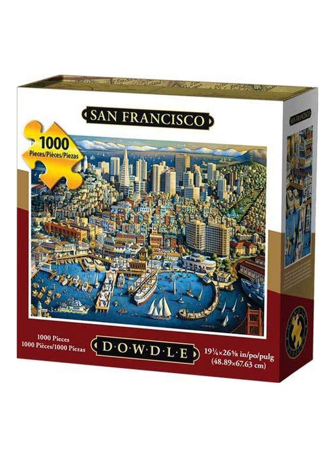 1000-Piece San Francisco Jigsaw Puzzle Set