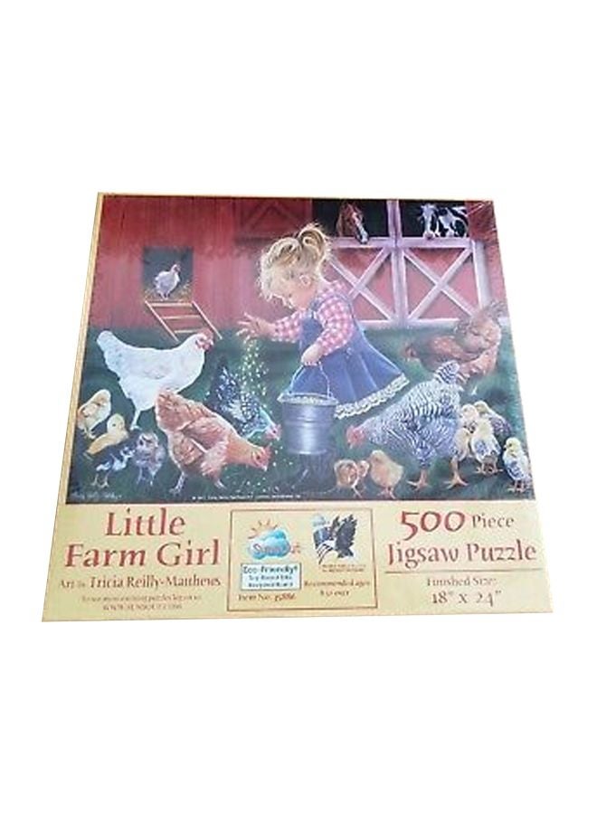 500-Piece Little Farm Girl Jigsaw Puzzle 35886