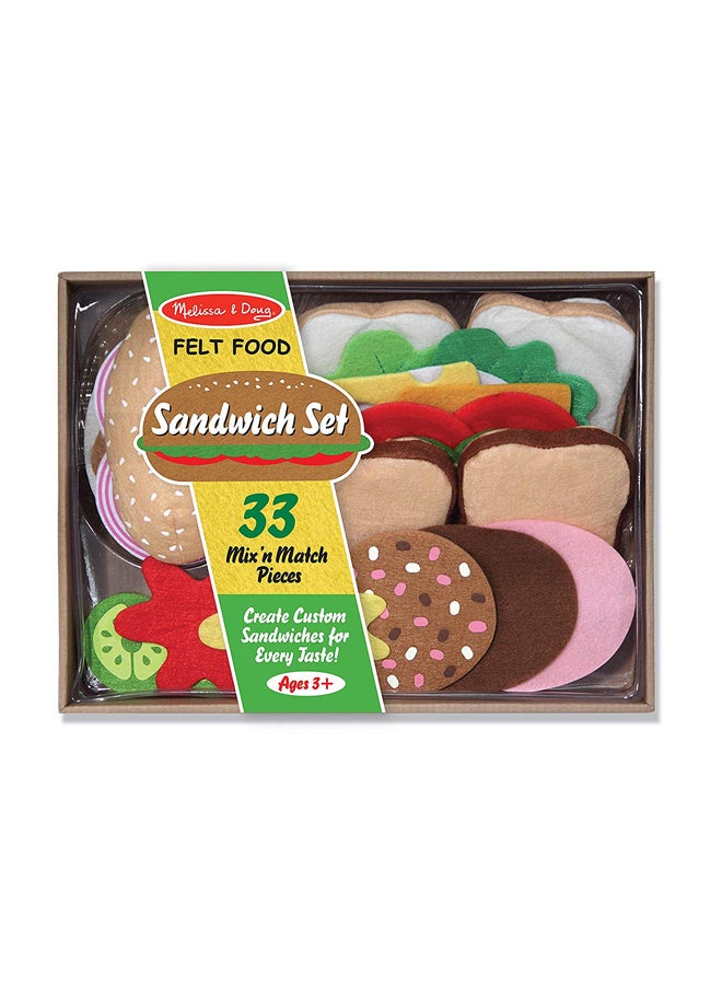33-Piece Felt Food - Sandwich Set 3954