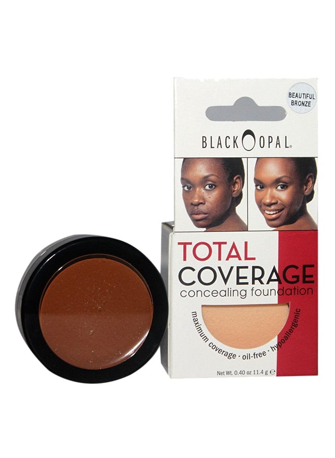 Total Coverage Concealing Foundation Cream Brown