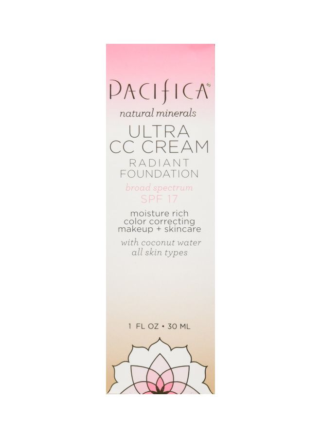 Ultra CC Cream Radiant Foundation SPF17 Warm/Light