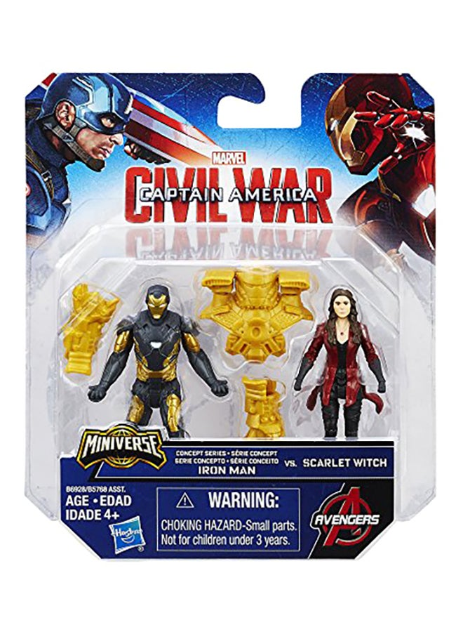 Marvel Captain America Civil War Concept Series Iron Man Vs. Scarlett Witch