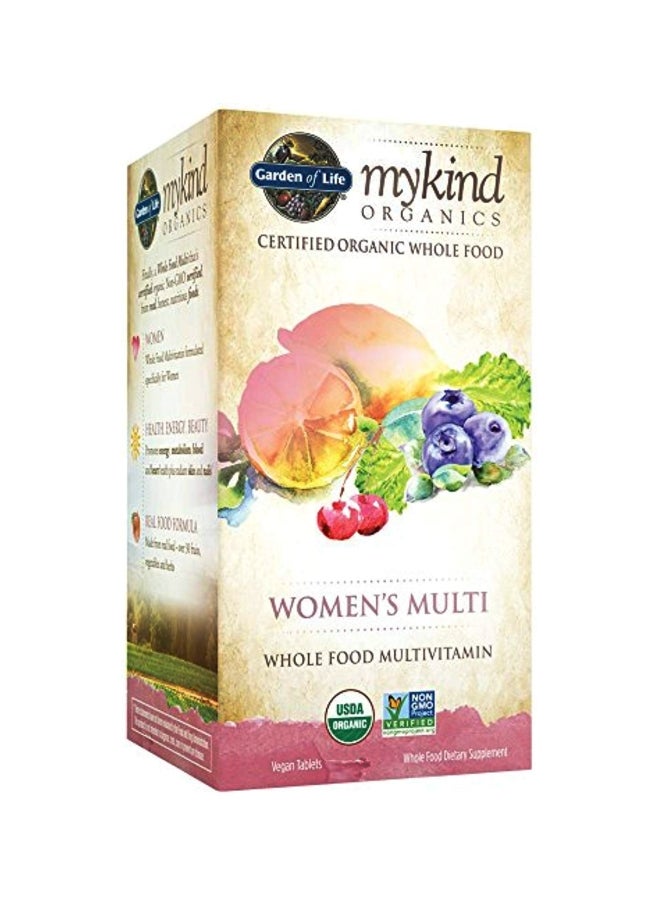 Mykind Organic Women Whole Food Vitamin Supplement -120 Capsules