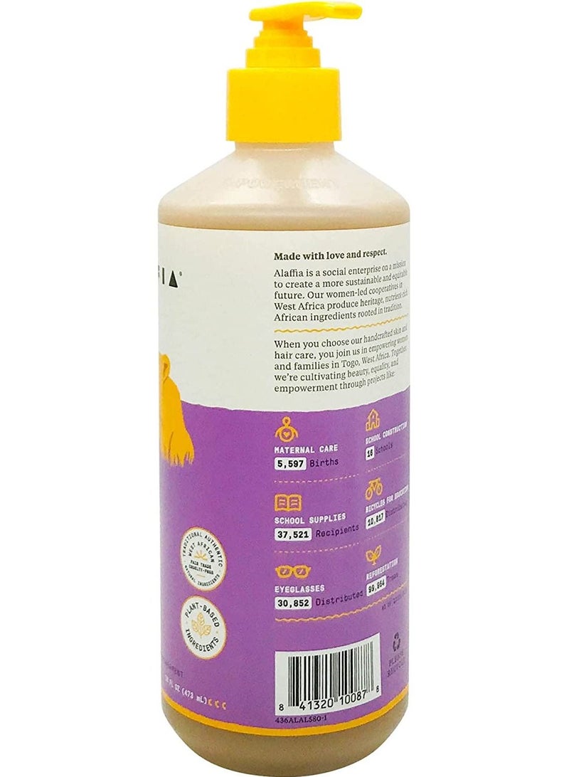 babies and kids shampoo and body wash with smell lemon lavender