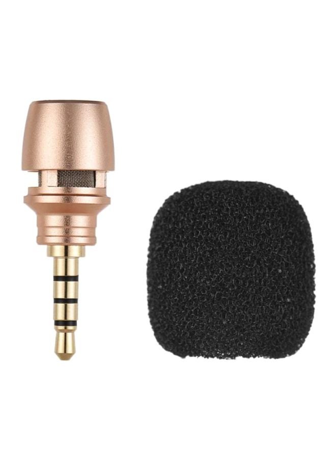 EY-610A Portable Clip-On Lapel Lavalier Condenser Microphone LU-D5161G Gold/Black