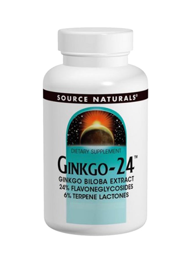 Dietary Supplement Ginkgo Biloba Extract - 120 Tablets