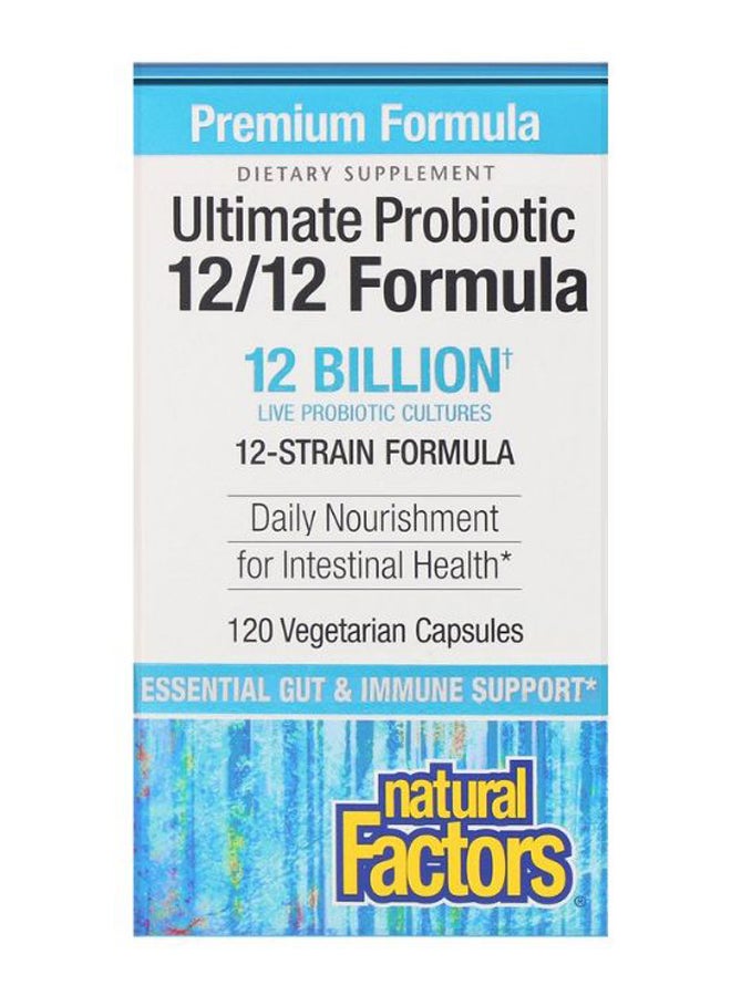 Ultimate Probiotic 12/12 Formula - 120 Vegetarian Capsules