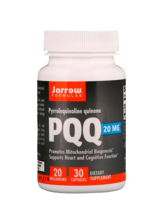 PQQ Dietary Supplement 20 mg - 30 Capsules