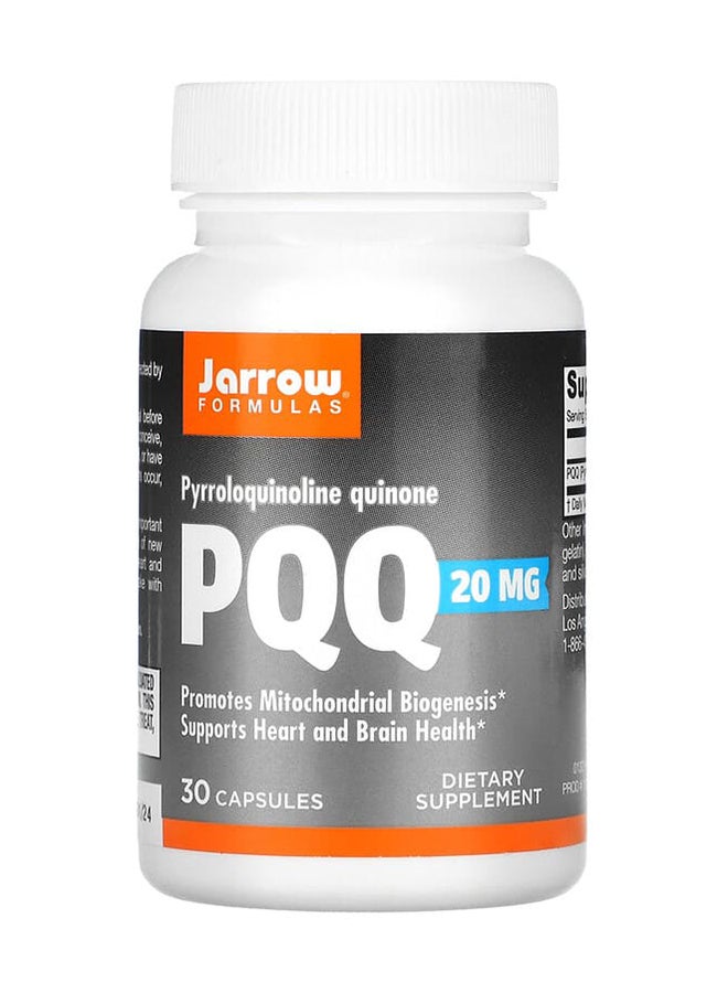 Pyrroloquinoline Quinone Dietary Supplement - 30 Capsules 20 mg