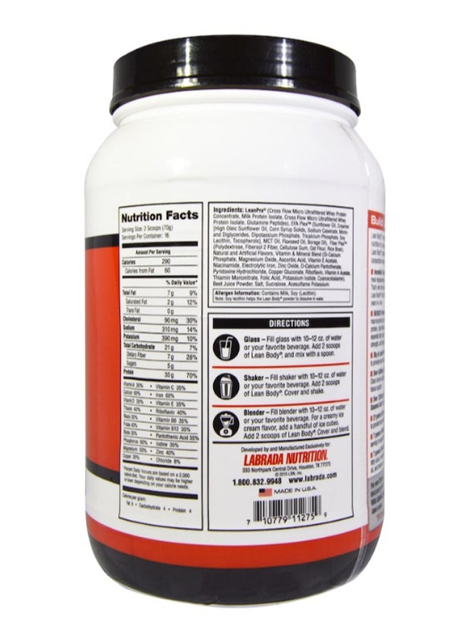 Lean Body Strawberry Meal Replacement Protein