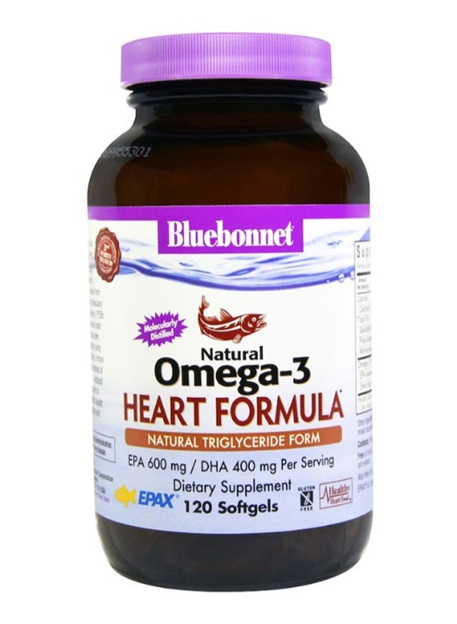 Natural Omega-3 Heart Formula - 120 Softgels