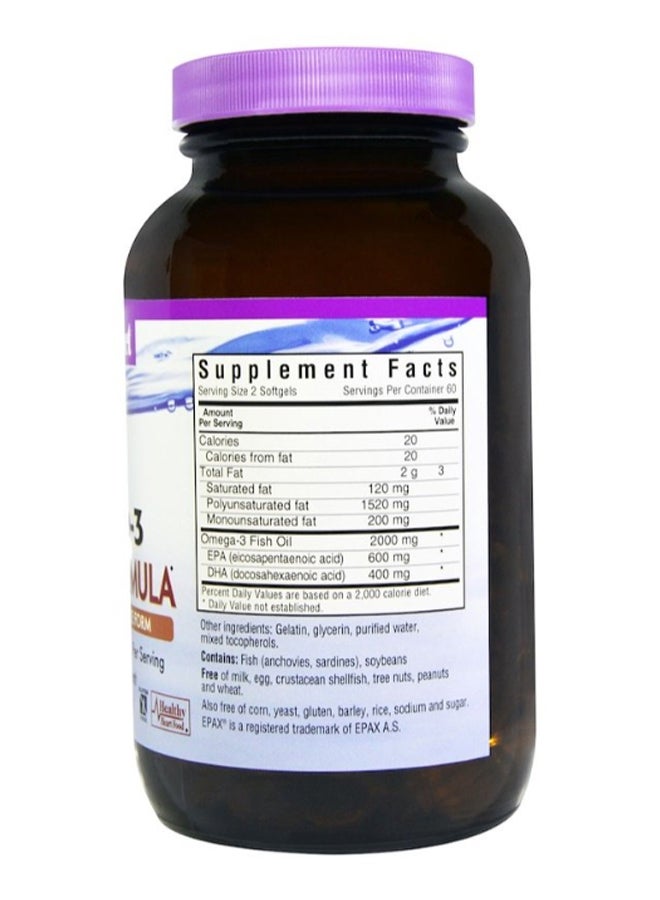 Natural Omega-3 Heart Formula - 120 Softgels