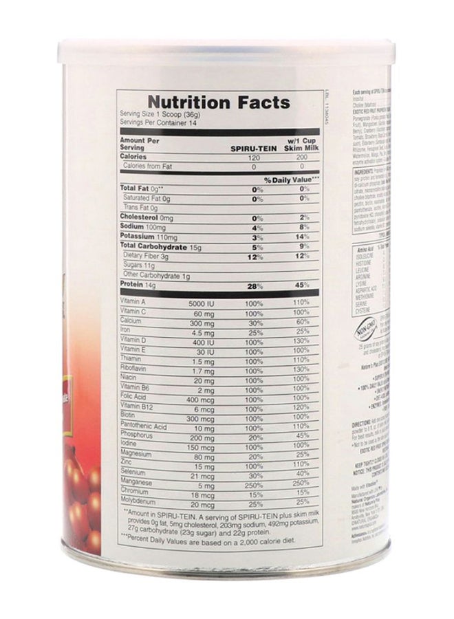 Spiru-Tein Exotic Red Fruit