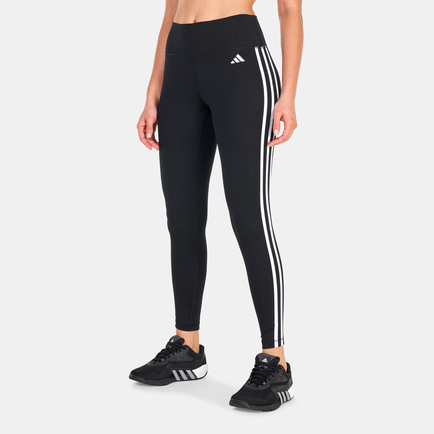 Women's Train Essentials 3-Stripes High-Waisted 7/8 Leggings