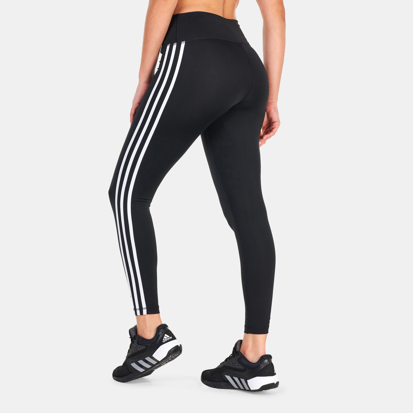 Women's Train Essentials 3-Stripes High-Waisted 7/8 Leggings