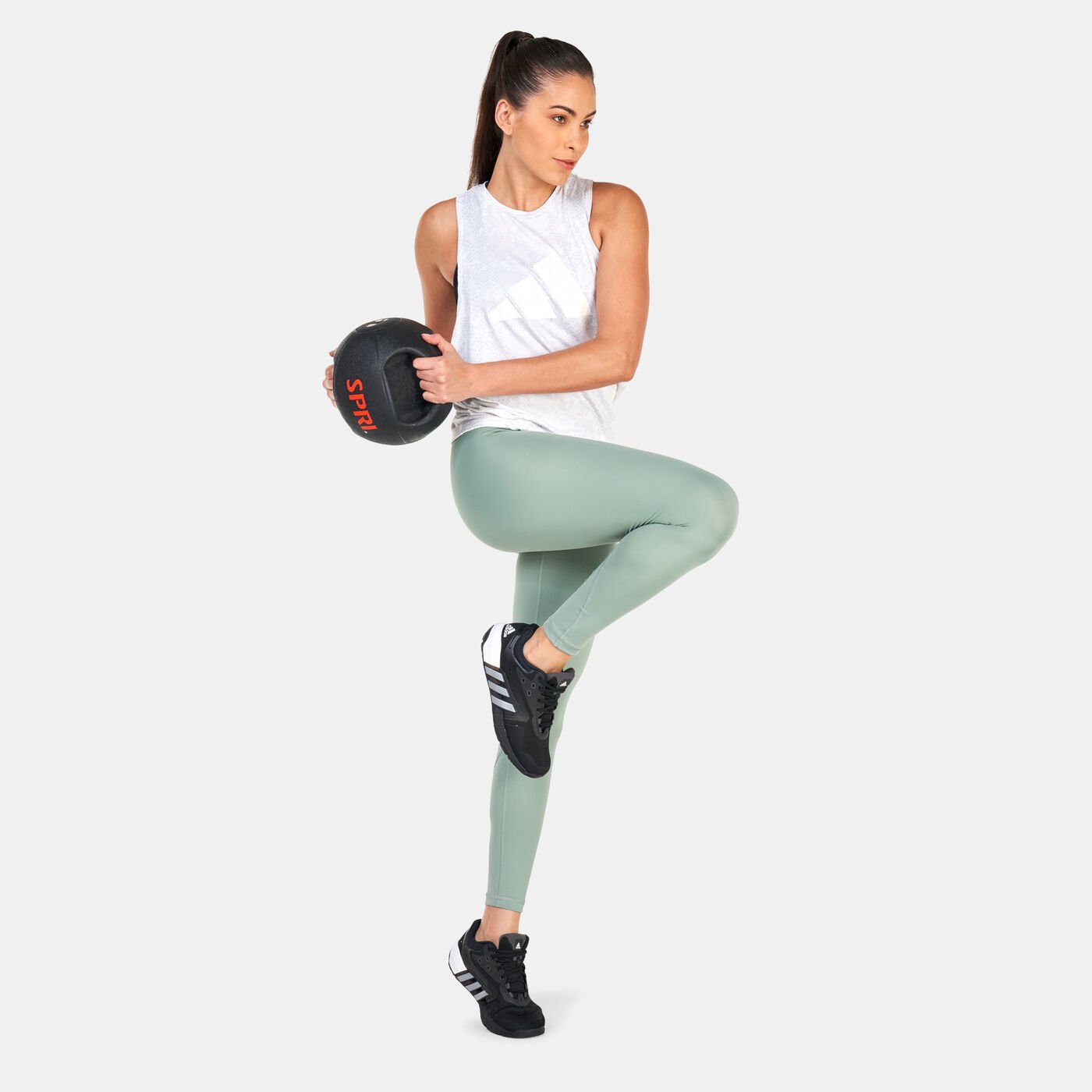 Women's Solid 7/8 Leggings
