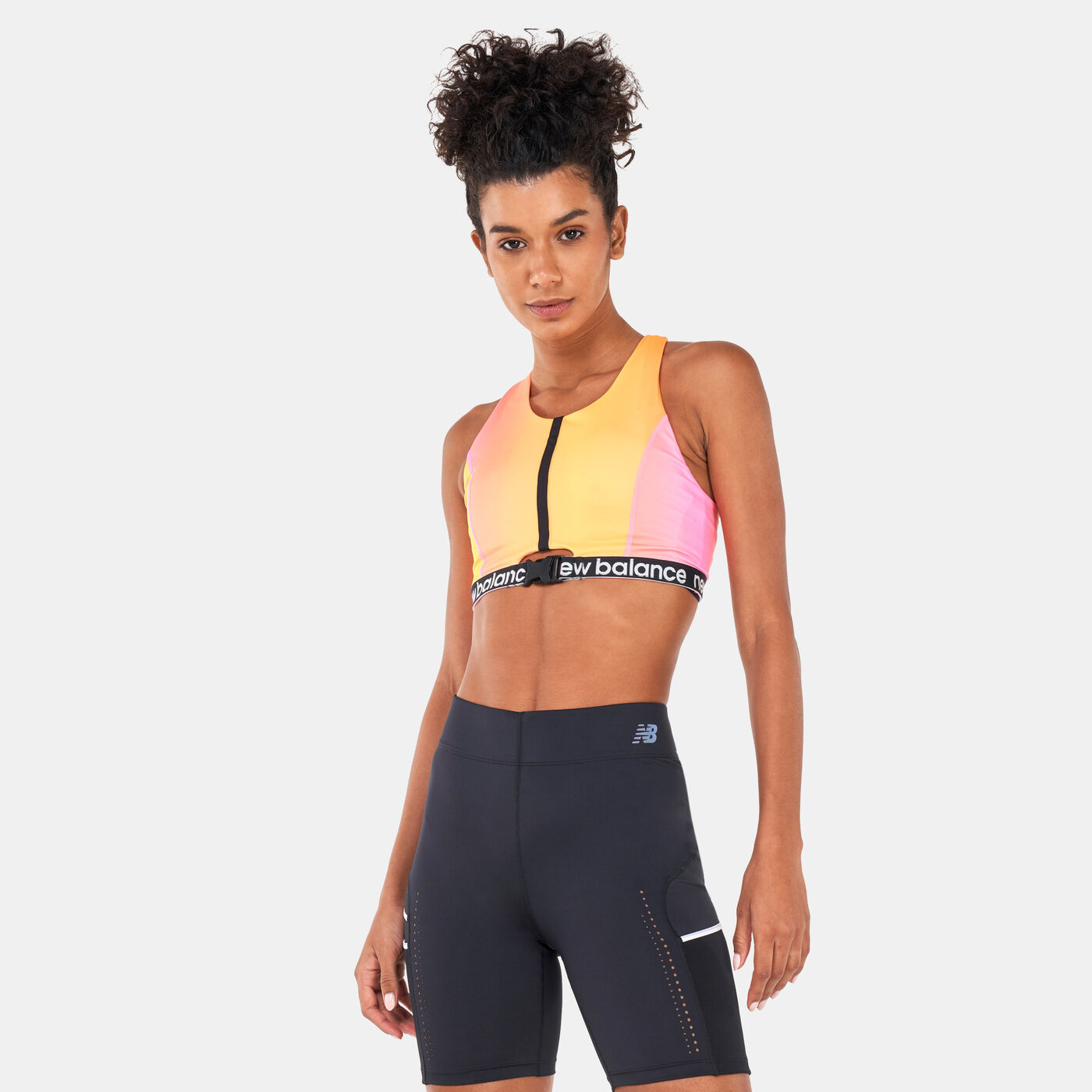 Women's Achiever Printed Crop Sports Bra