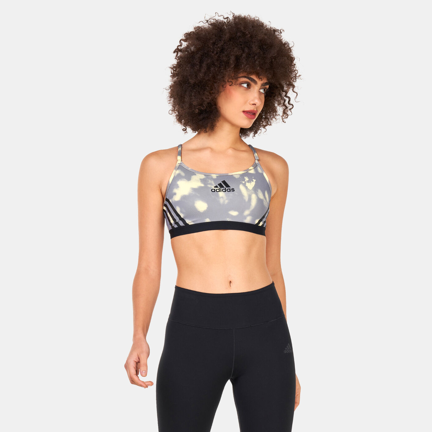 Women's Aeroreact Light-Support Hyperglam Printed Sports Bra