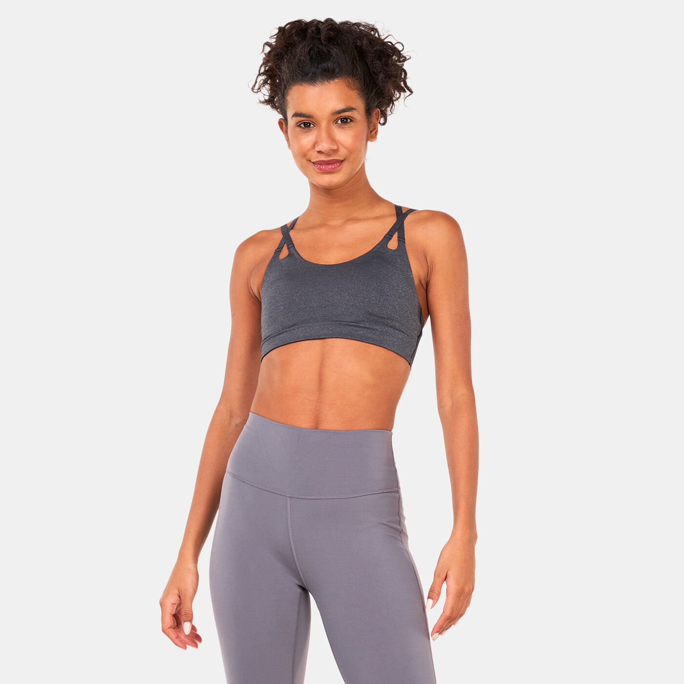 Women's Yoga Luxe Studio Light-Support Fire Sports Bra