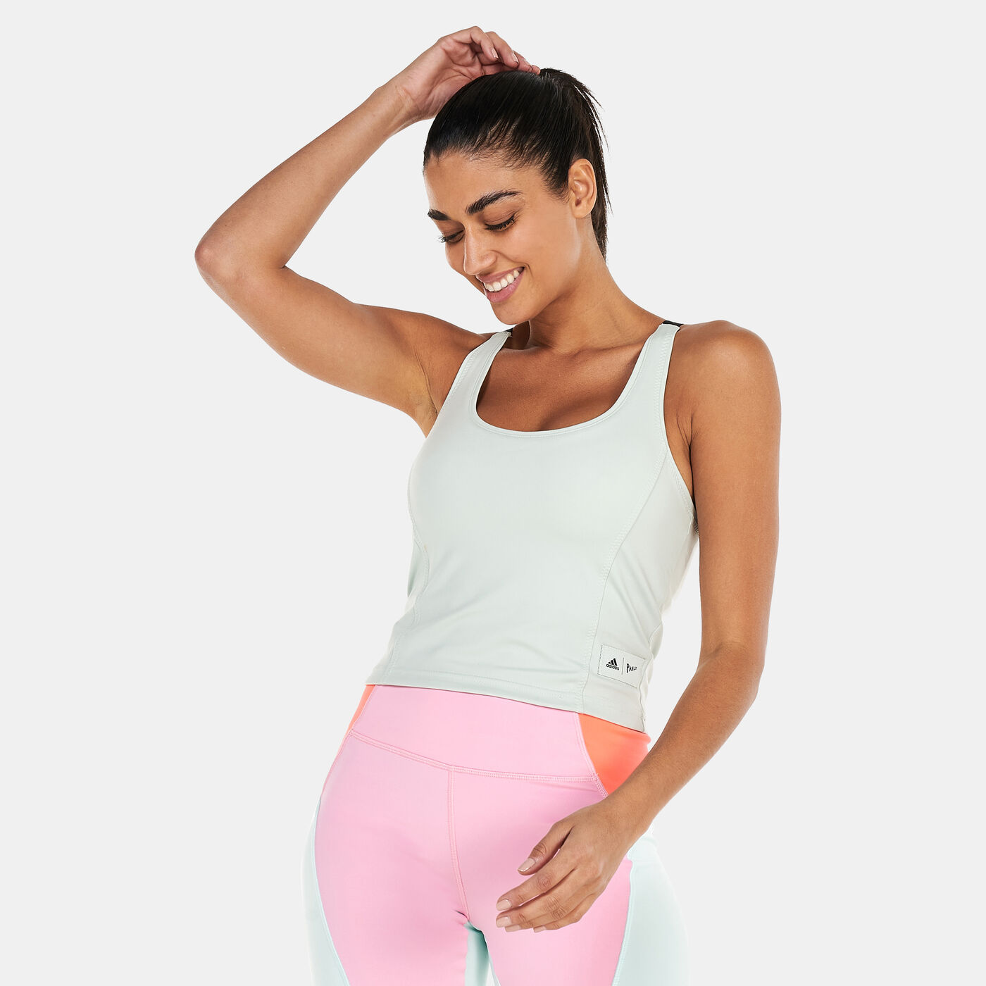 Women’s Parley Run For The Oceans Cropped Tank Top