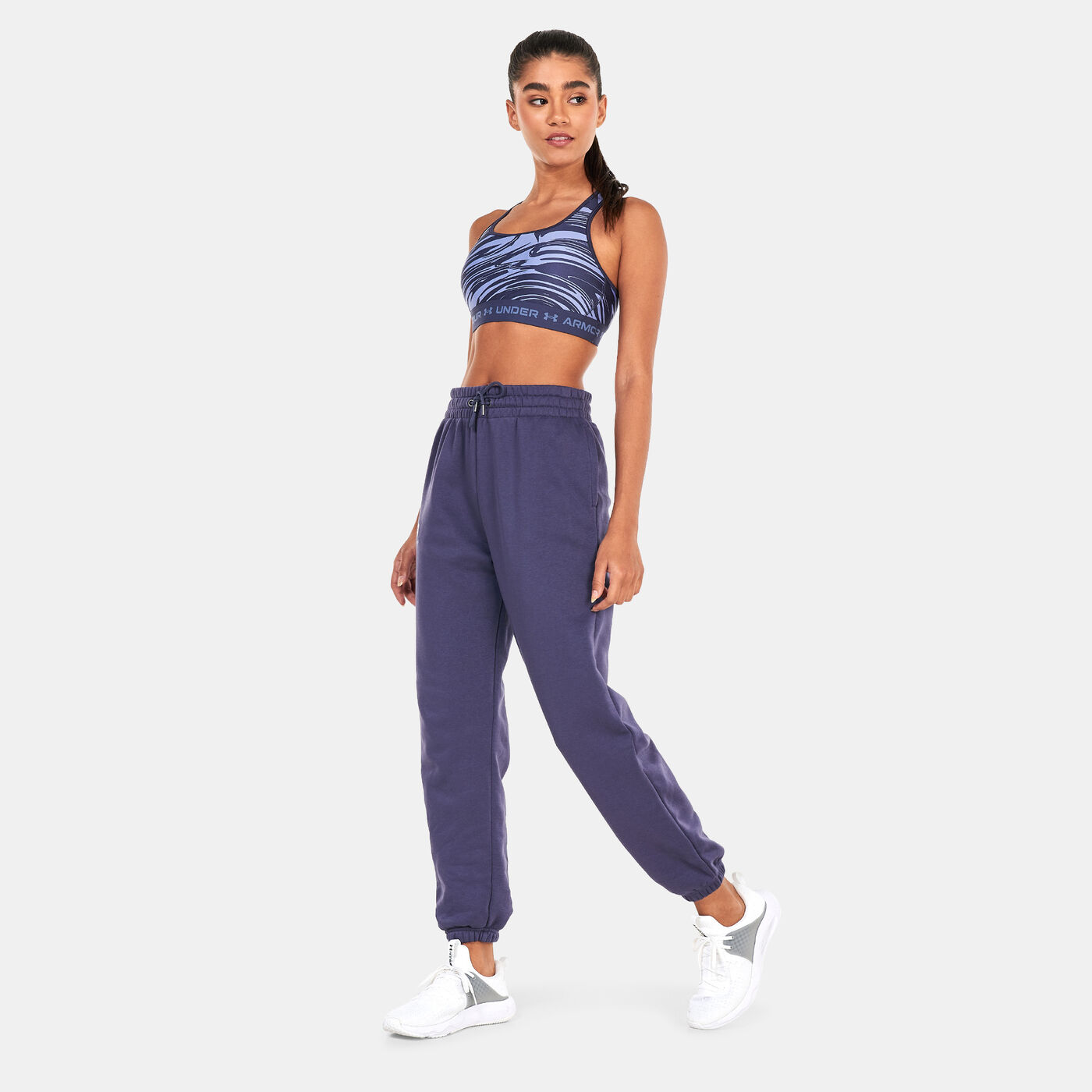 Women's Armour Medium Support Printed Sports Bra