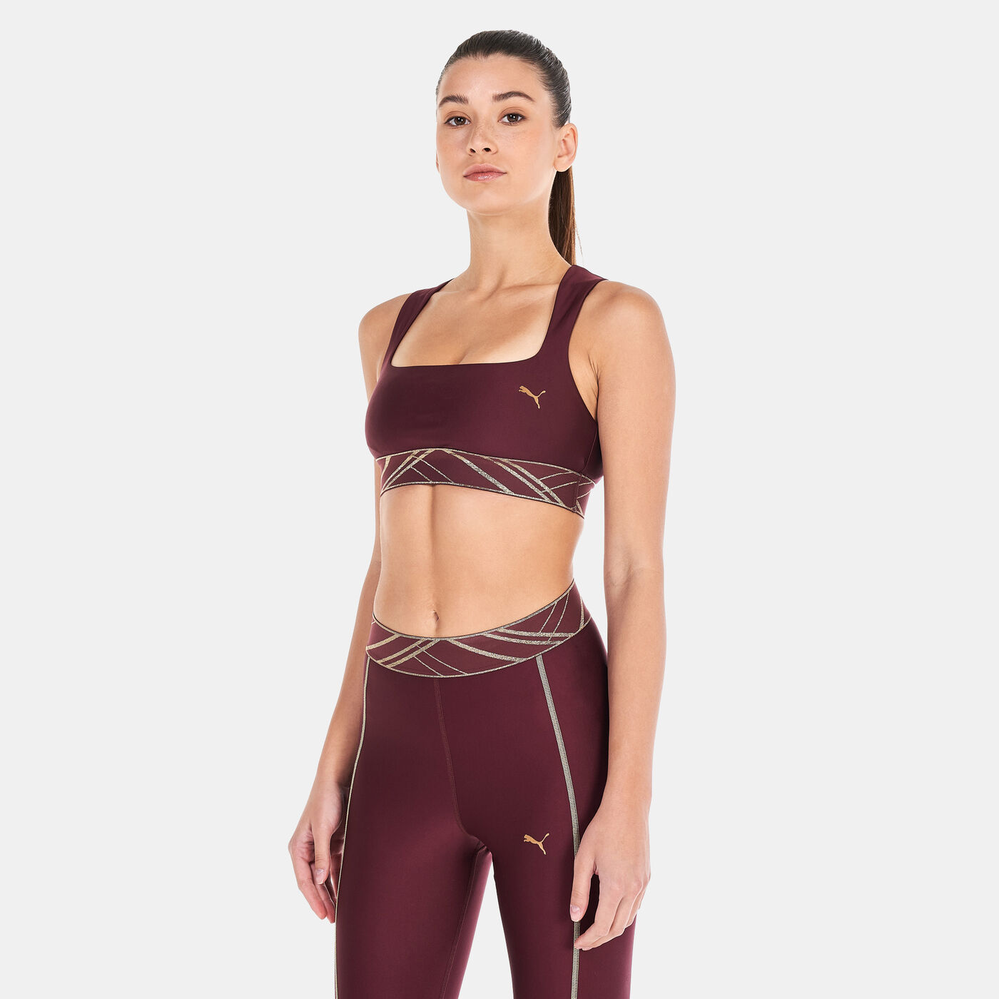 Women's Mid-Impact Deco Glam Sports Bra