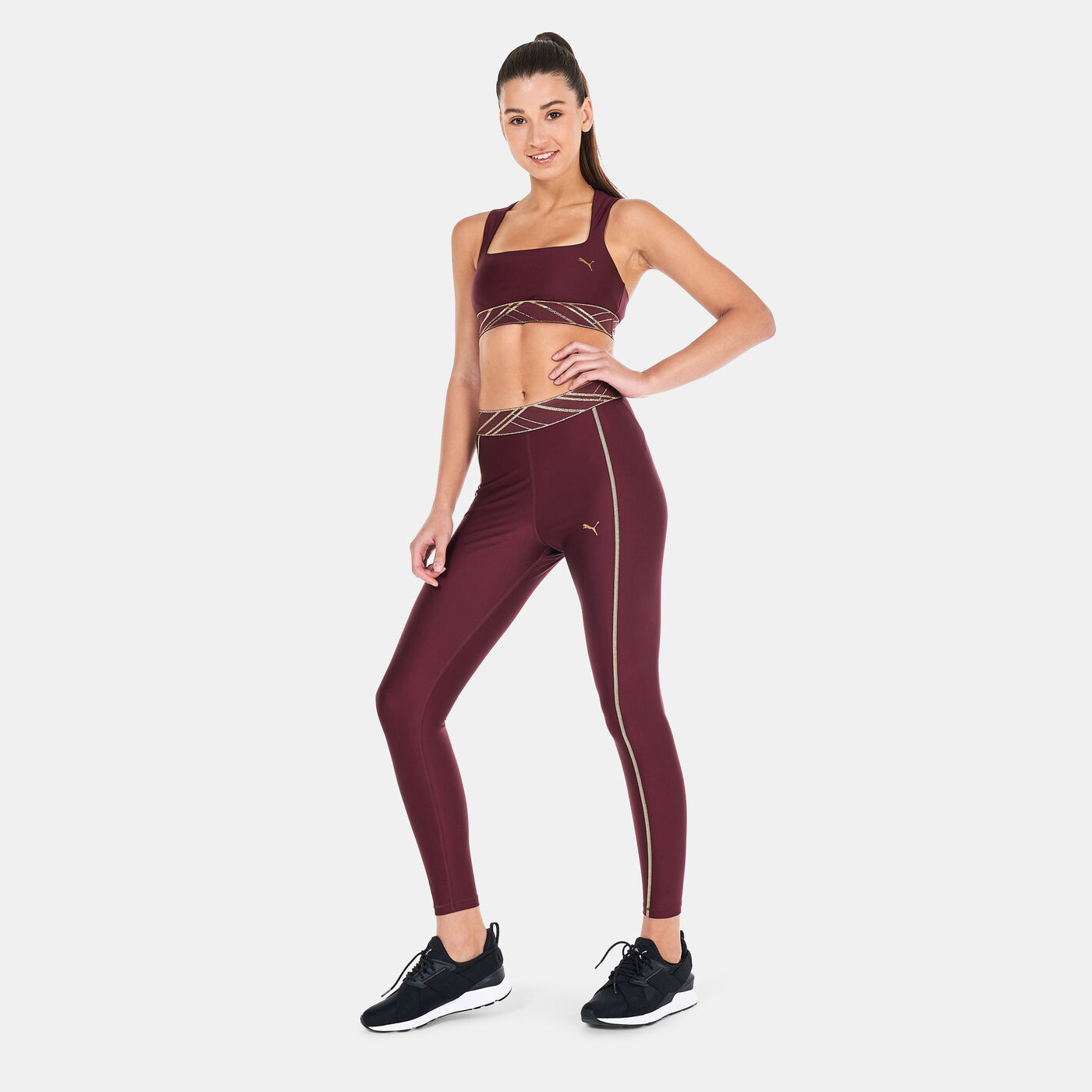 Women's Mid-Impact Deco Glam Sports Bra
