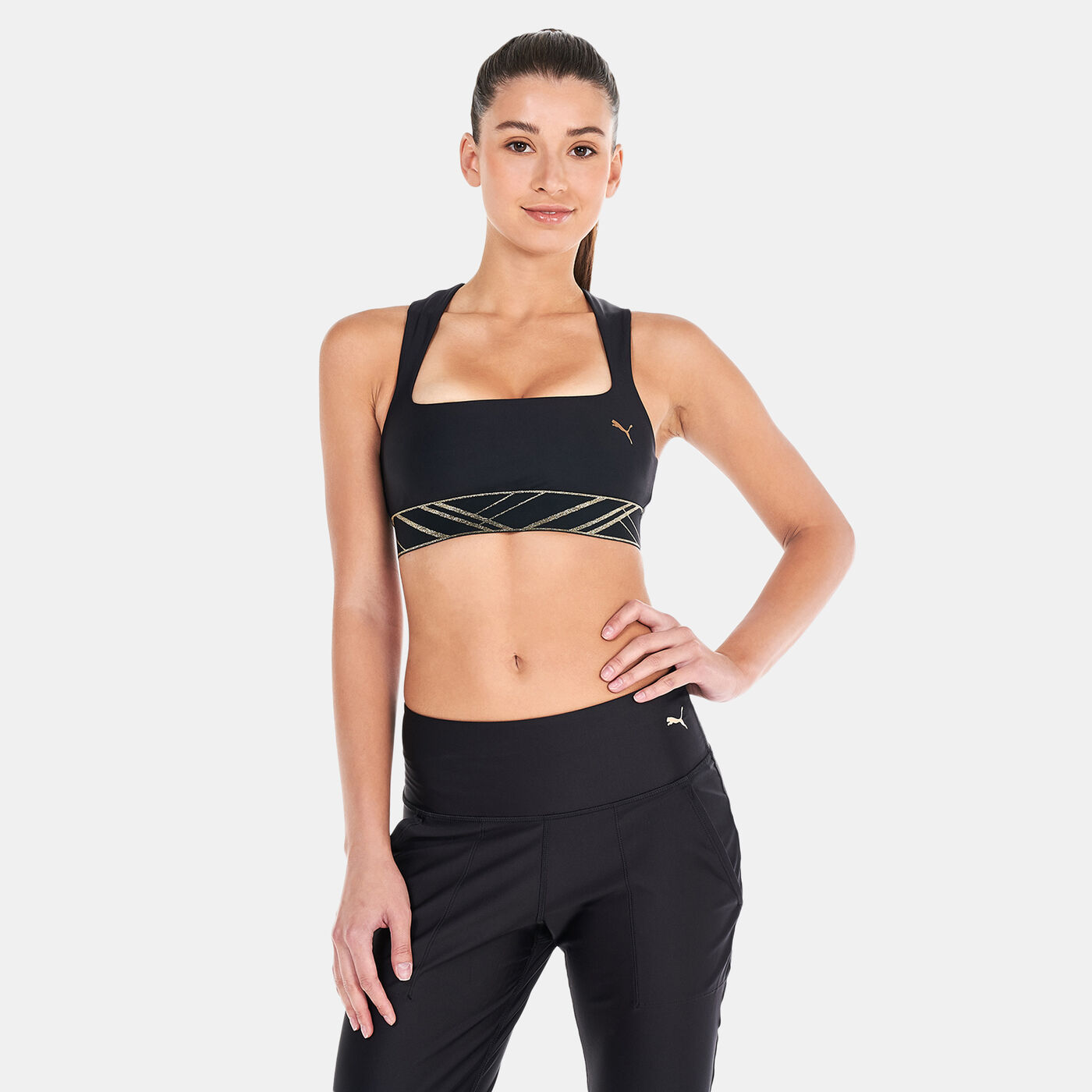 Women's Mid-Impact Deco Glam Sports Bra