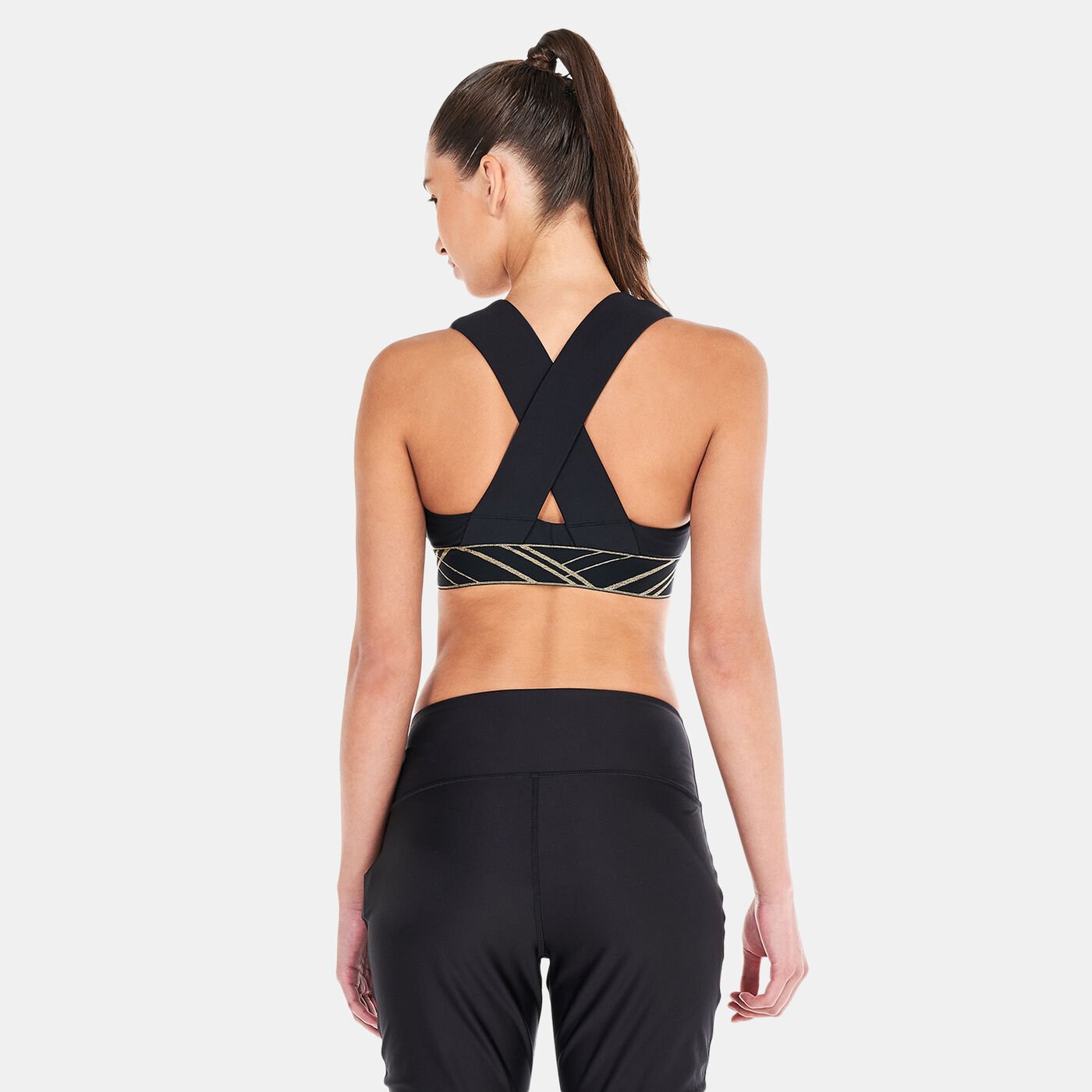 Women's Mid-Impact Deco Glam Sports Bra