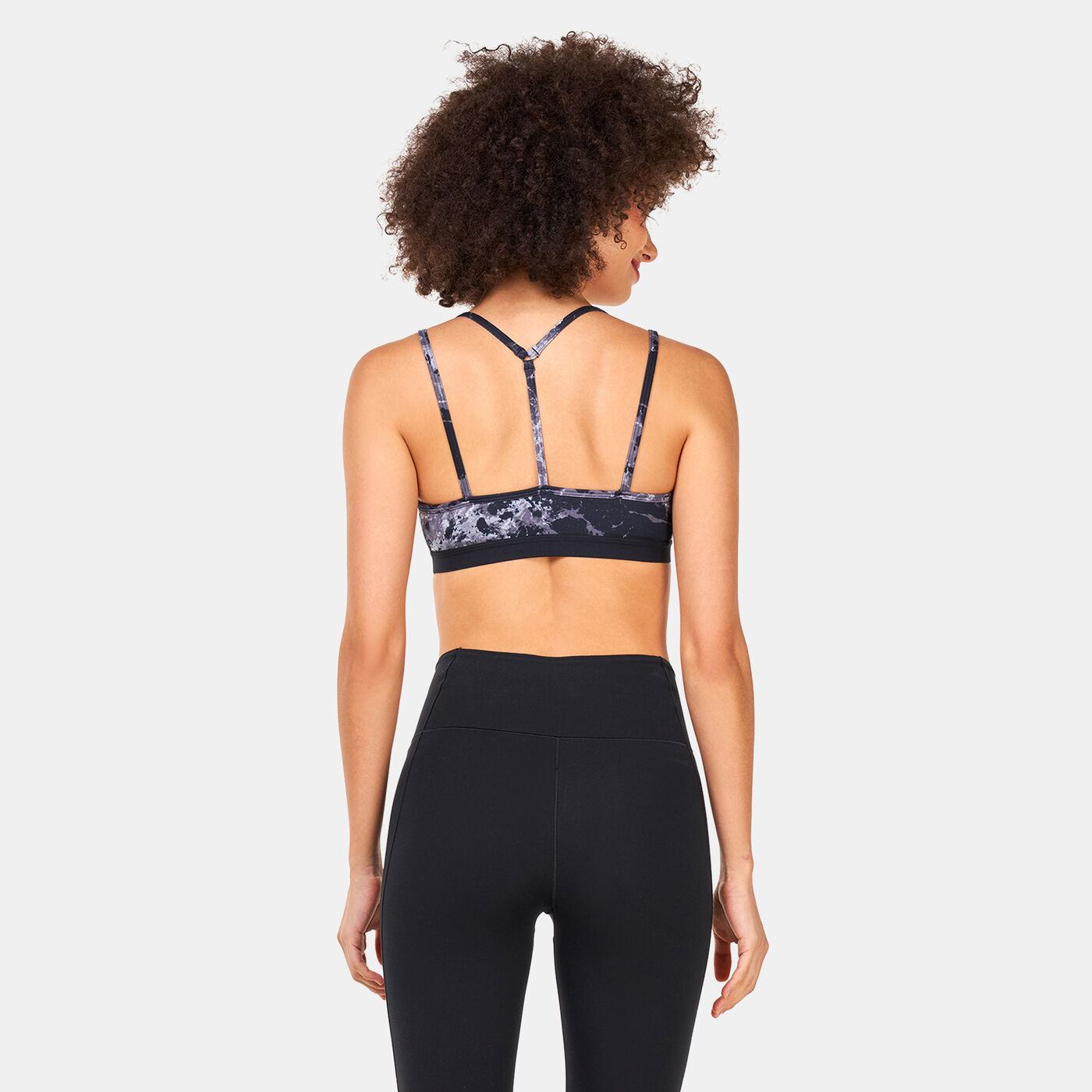 Women's Yoga Essentials Studio Light-Support Printed Sports Bra