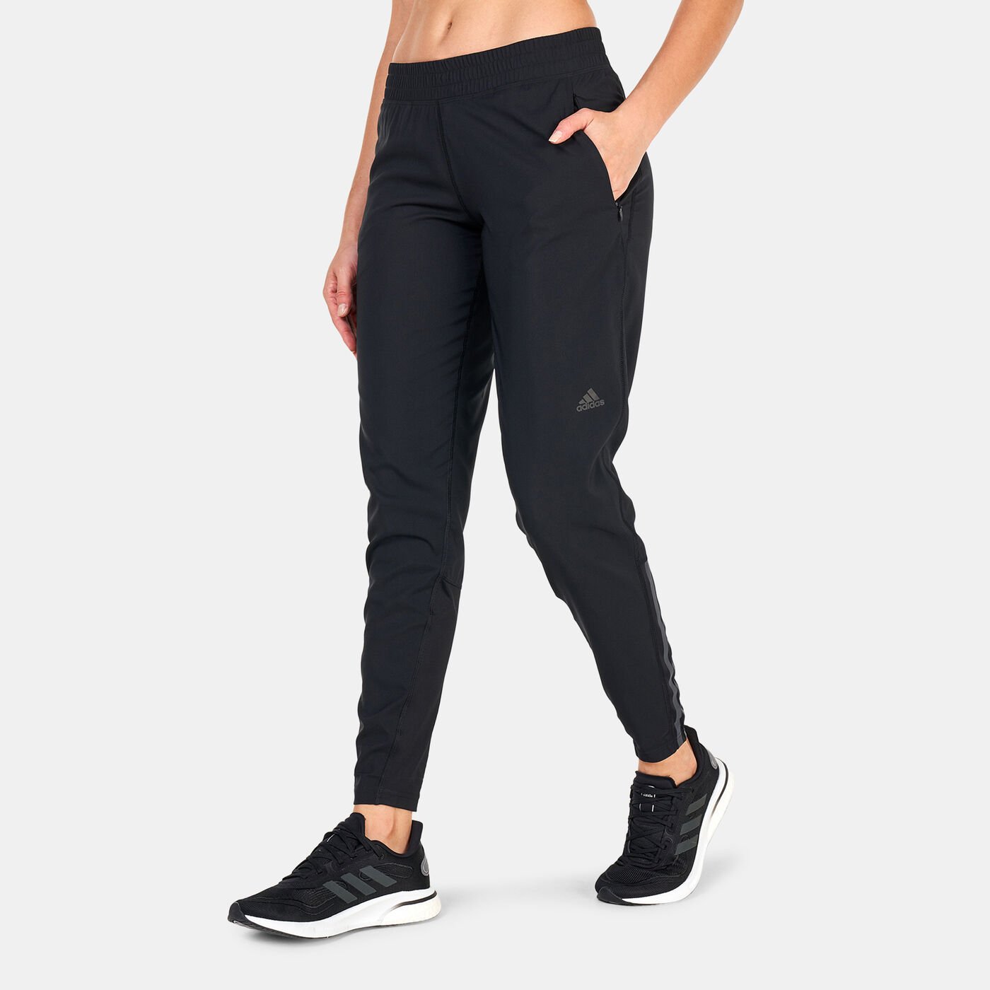 Women's Run Icons 3-Stripes Wind Running Joggers