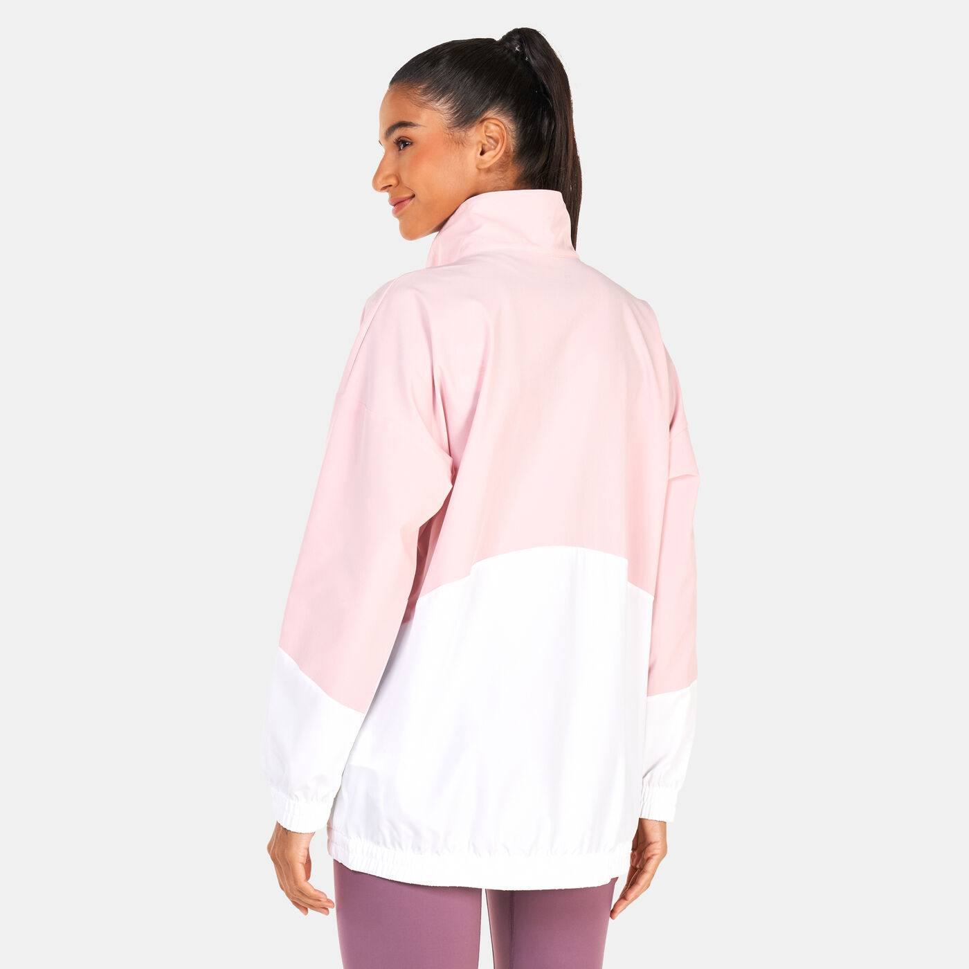 Women's UA Woven Oversized Full-Zip Jacket