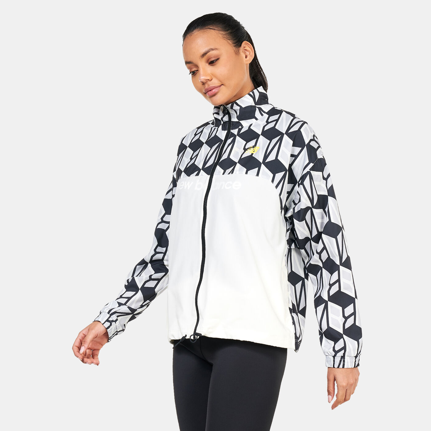 Women's Relentless Printed Woven Jacket