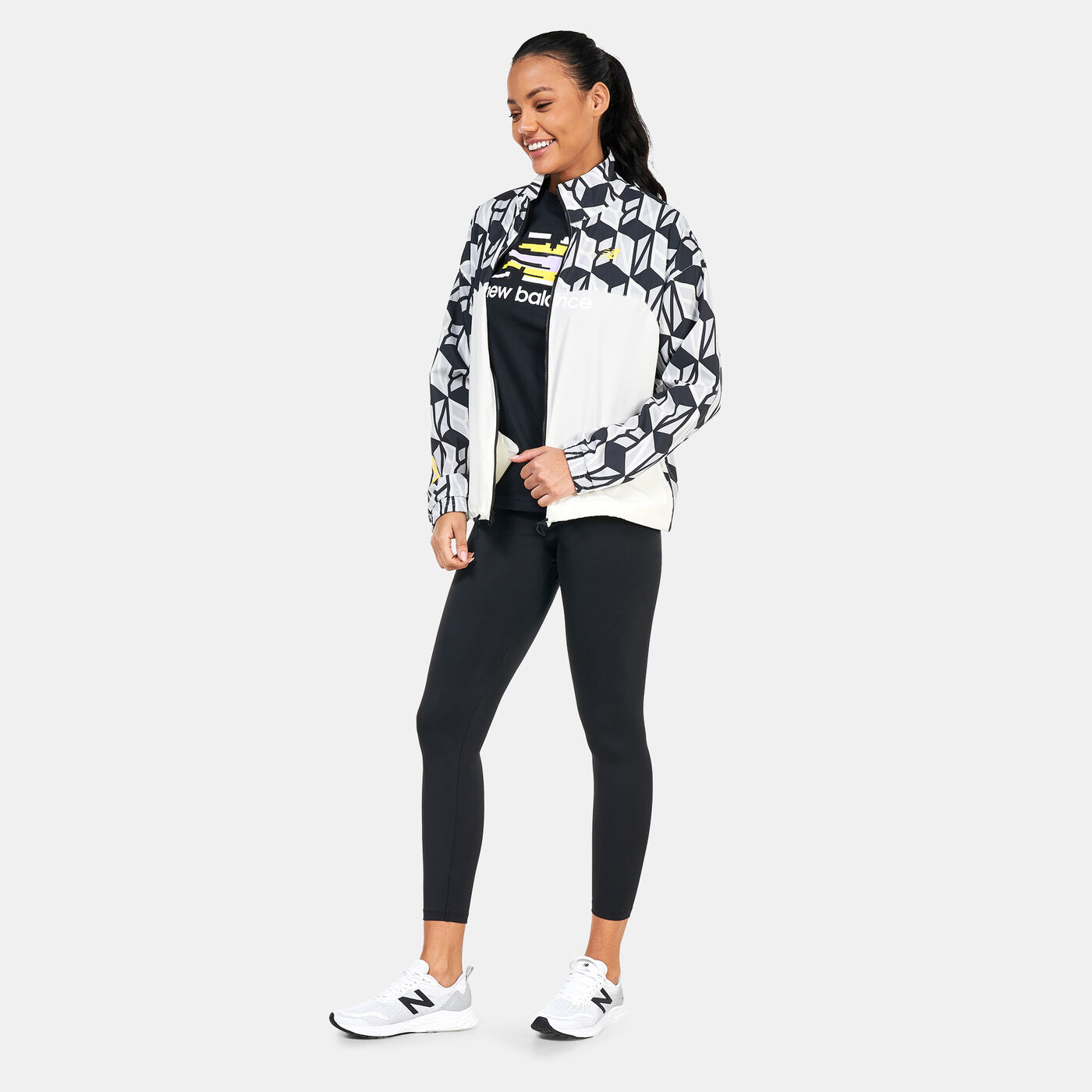 Women's Relentless Printed Woven Jacket