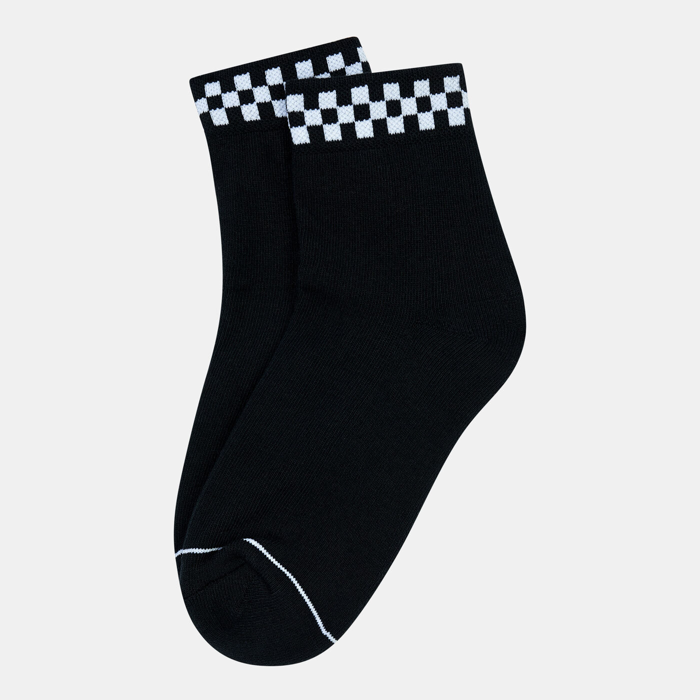 Women's Peek A Check Crew Socks