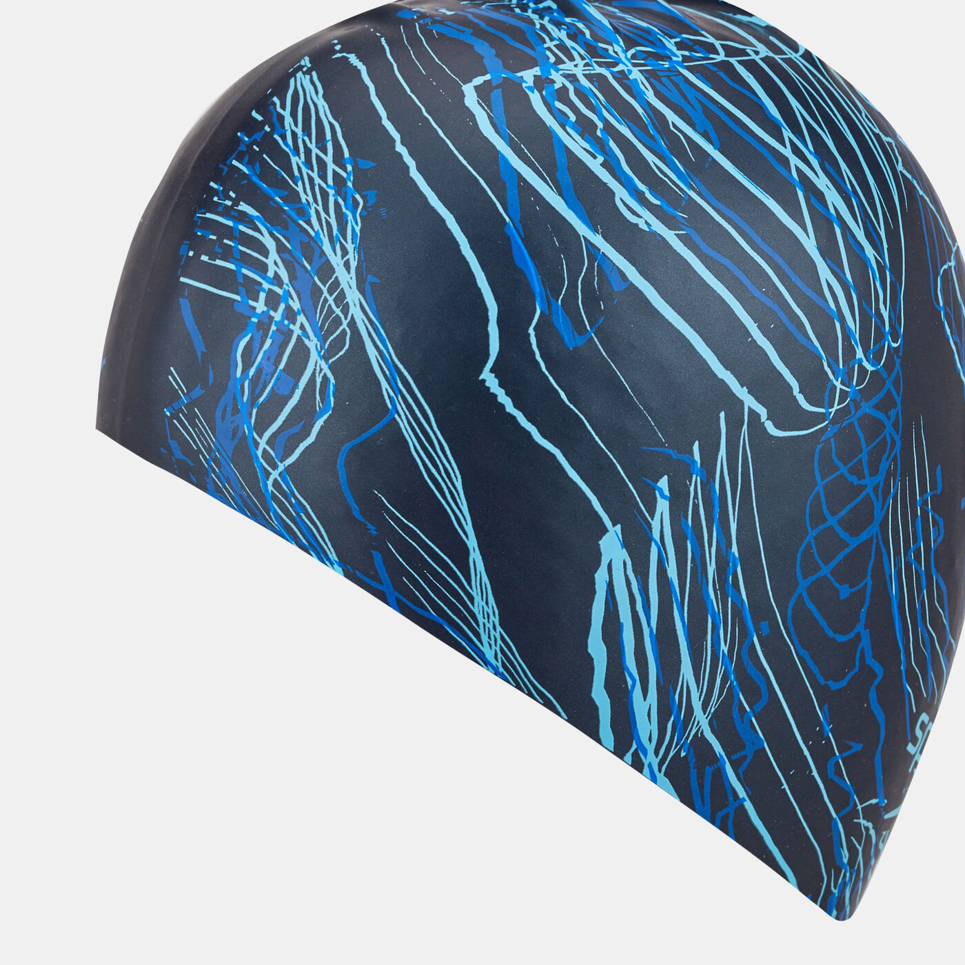 Long Hair Printed Swimming Cap