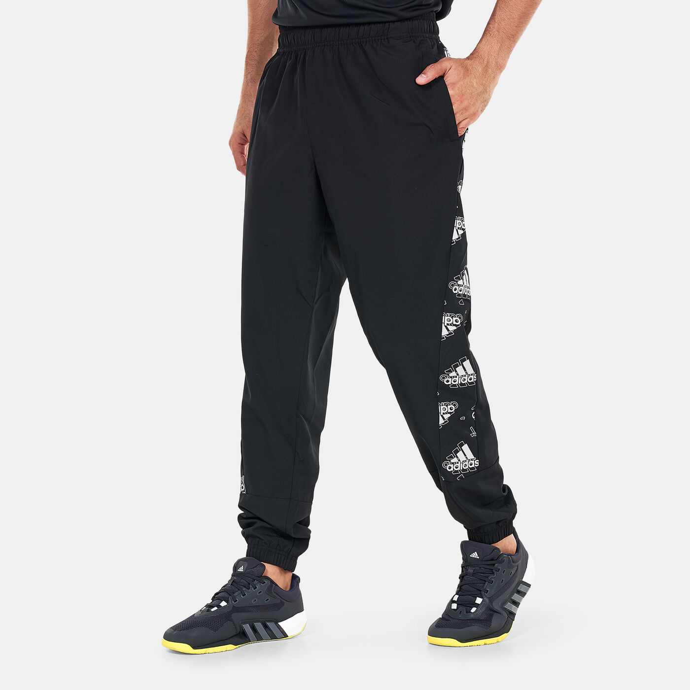 Men's Woven Allover Print Tracksuit