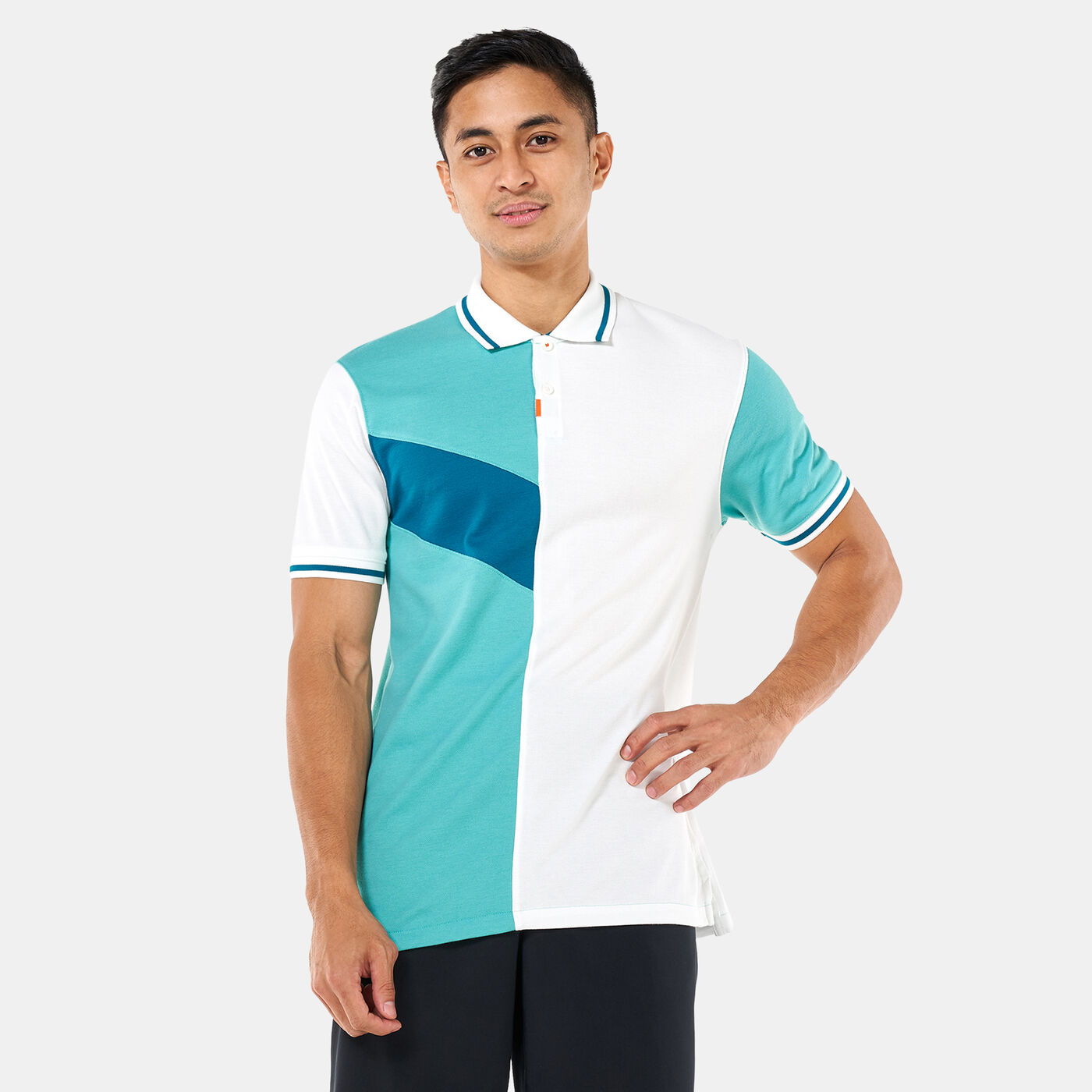 Men's Dri-FIT Colourblocked Polo Shirt