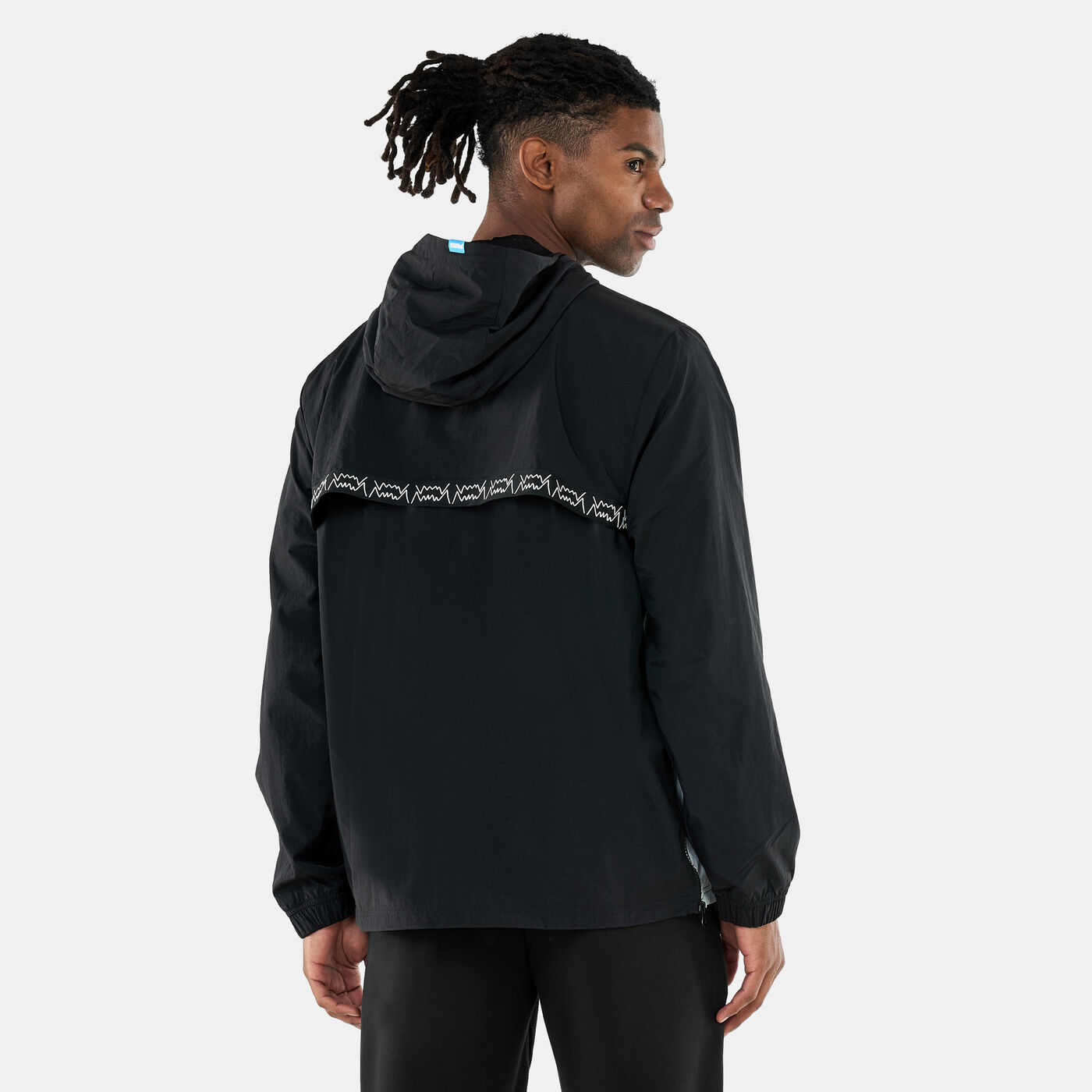 Men's Short Corner Basketball Windbreaker Jacket