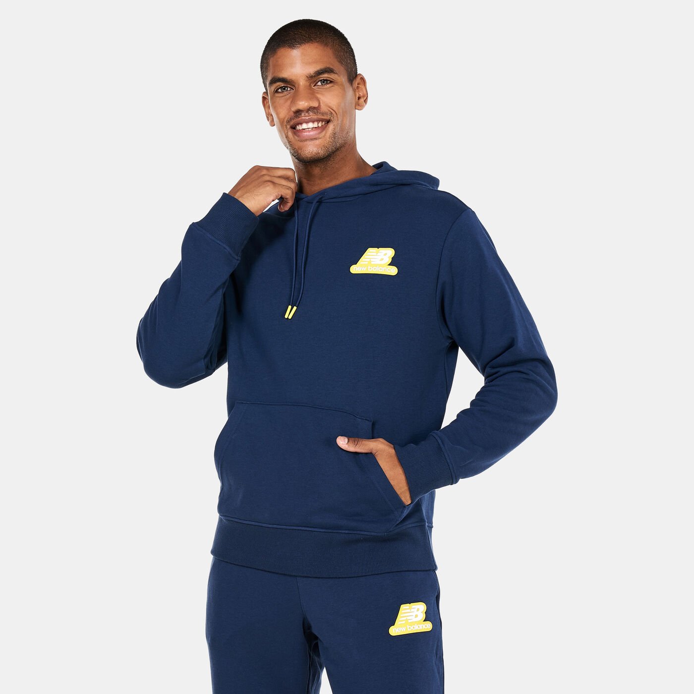 Men's NB Essentials Stacked Rubber PO Hoodie