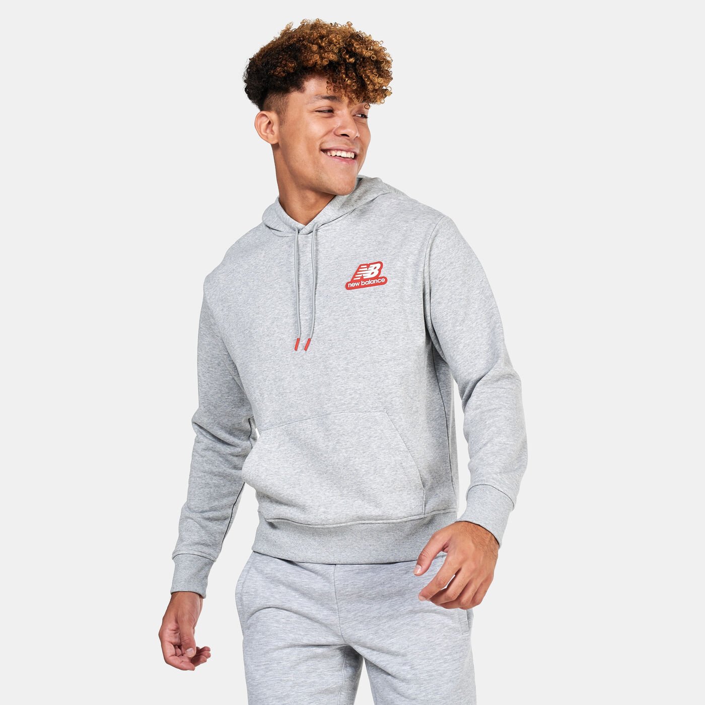 Men's NB Essentials Stacked Rubber PO Hoodie