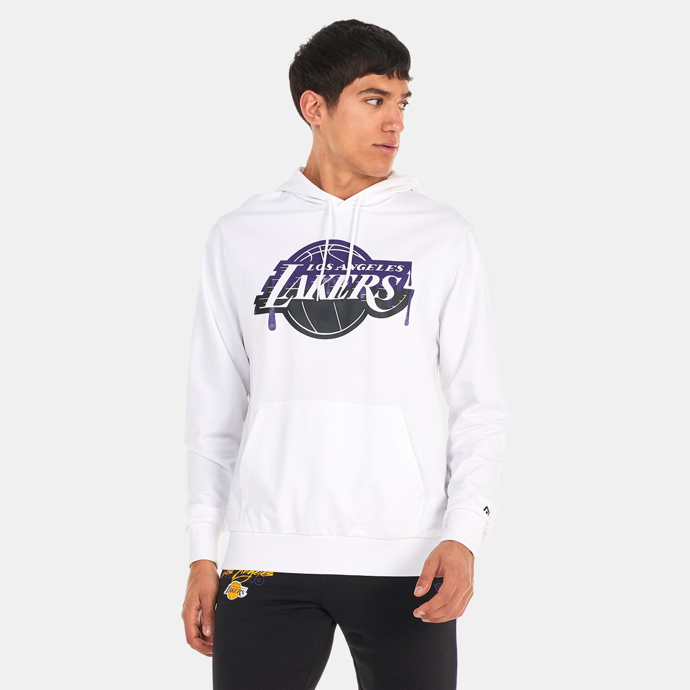 Men's Los Angeles Lakers NBA Drip Logo Hoodie